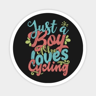 Just A Boy Who Loves Cycling Gift product Magnet